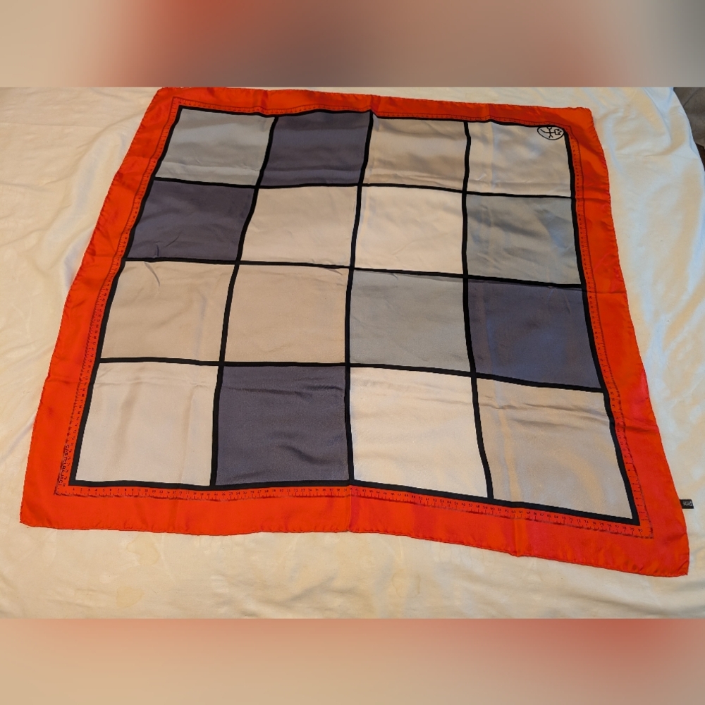 Castelbajac 100% Silk Square Scarf